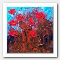 Wild Poppies abstraction