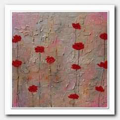 Pearls of red Poppies