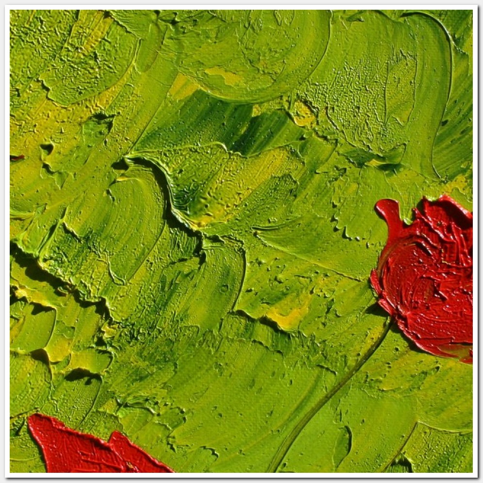 Painting titled 'Red Poppies' by Monica Fallini