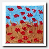 Spring Poppies. Red Poppies