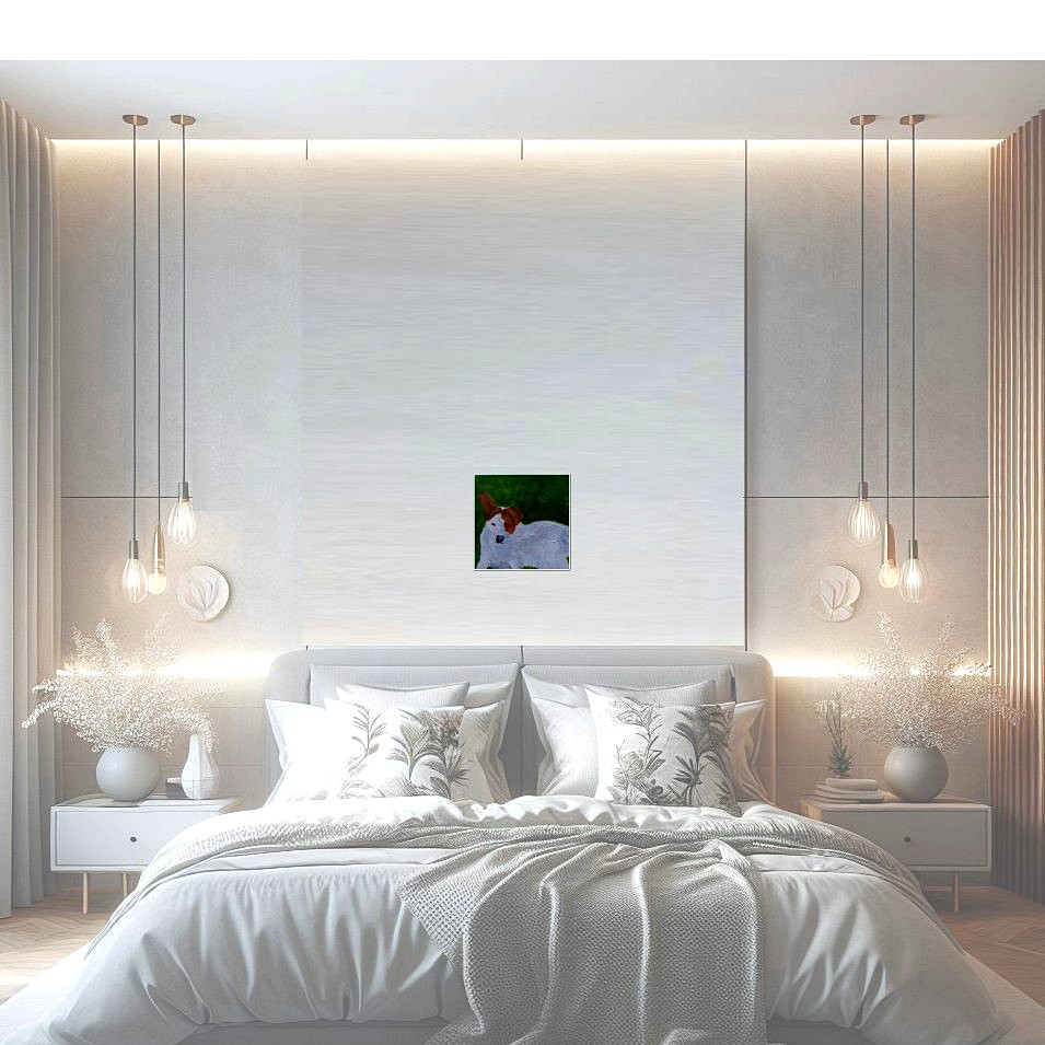 Painting titled 'Patch' by Monica Fallini