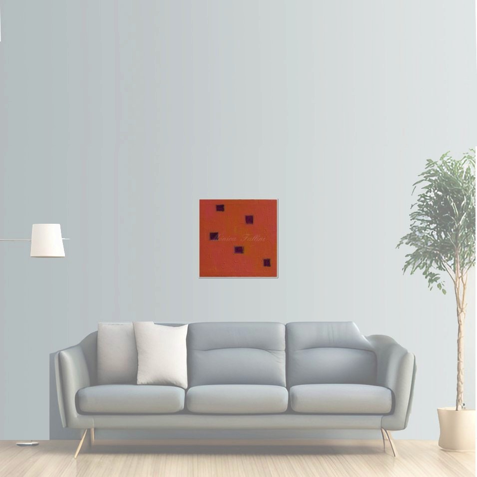 Painting titled 'Abstraction' by Monica Fallini