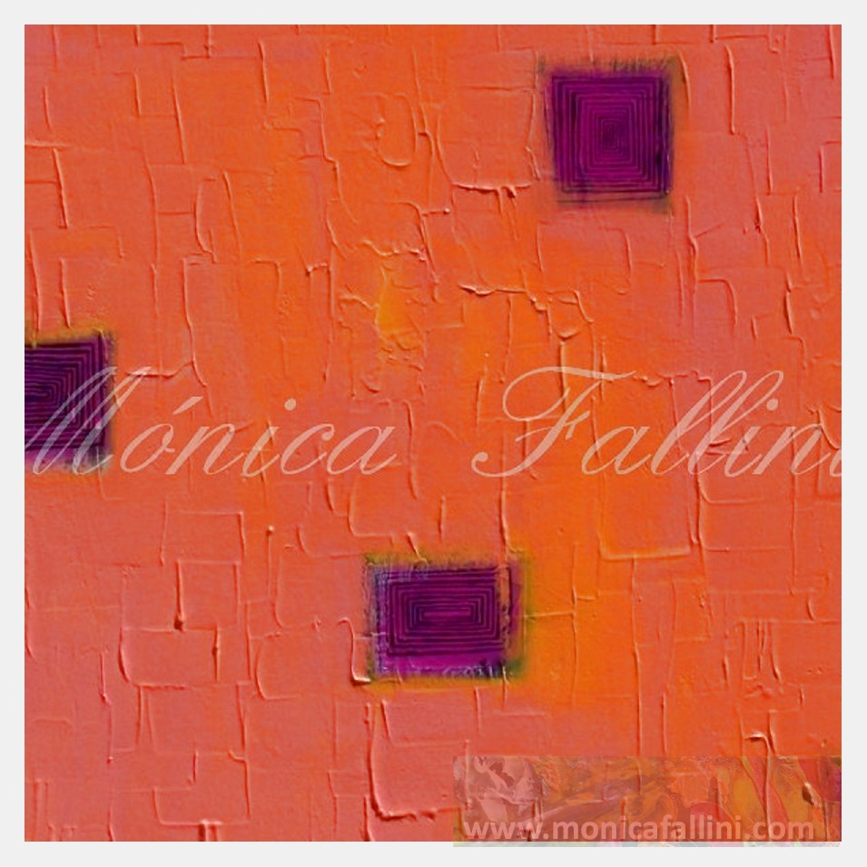 Painting titled 'Abstraction' by Monica Fallini