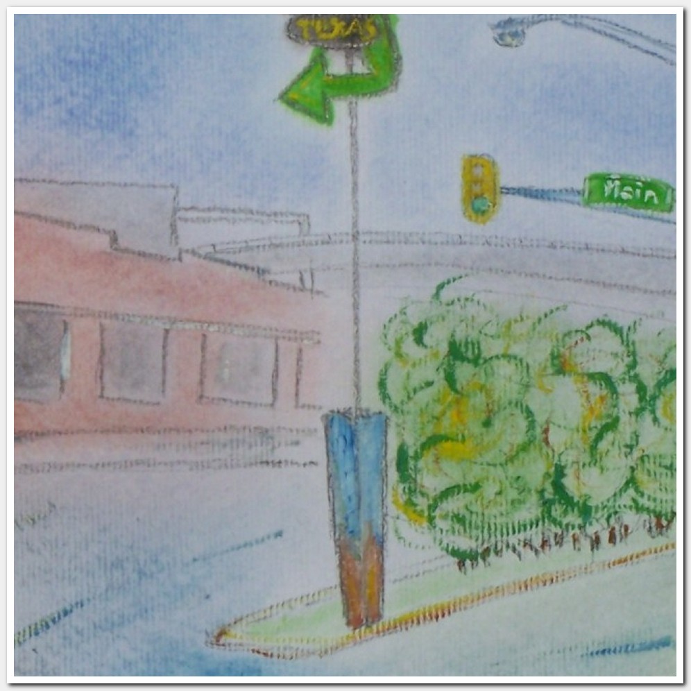 Painting titled 'Deep Ellum sign # 2. Dallas. Texas' by Monica Fallini
