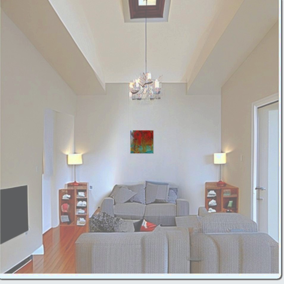 Painting titled 'Abstraction' by Monica Fallini