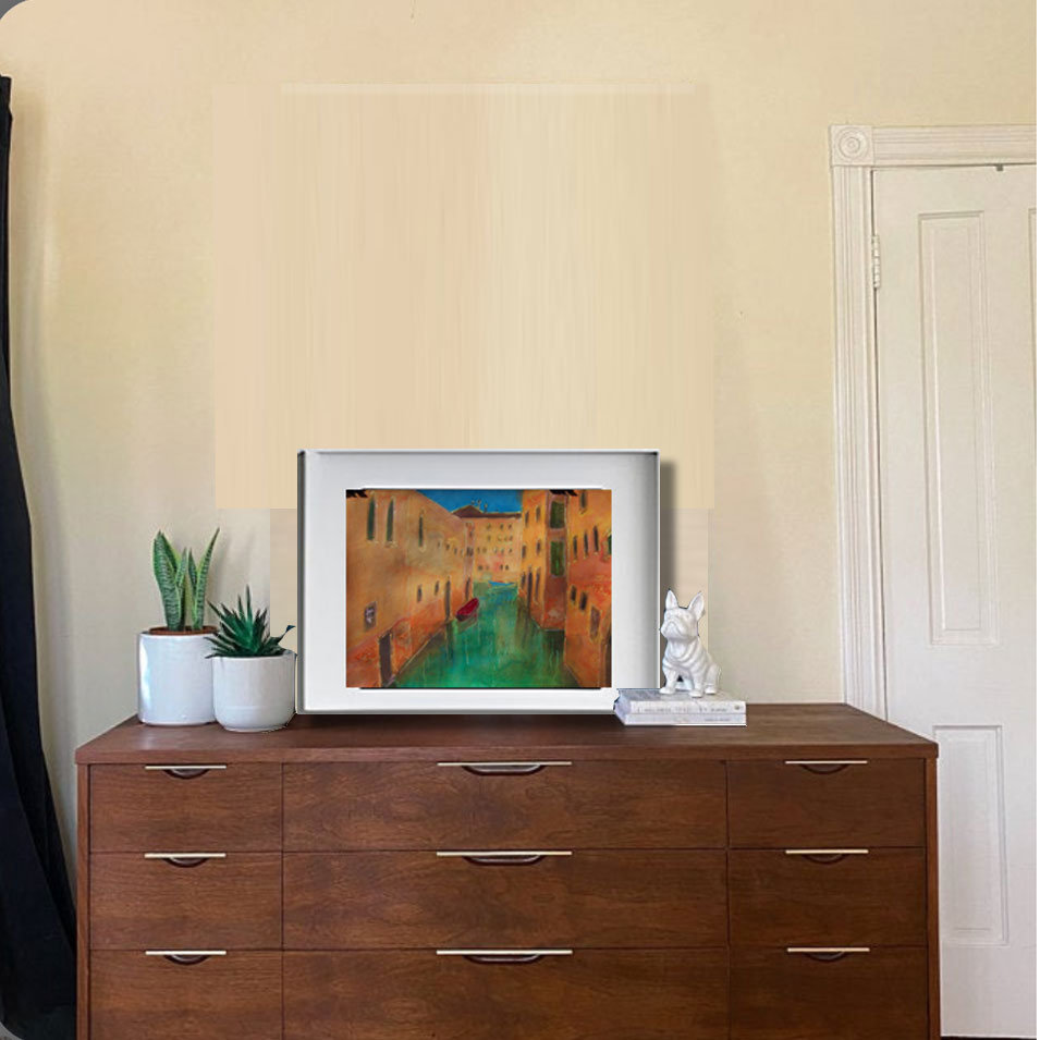 Painting titled 'Venice study # 8' by Monica Fallini