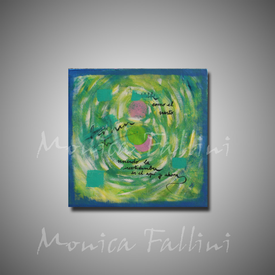 Painting titled 'Transitions' by Monica Fallini