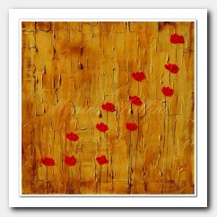 Arrangement of red Poppies # 13057