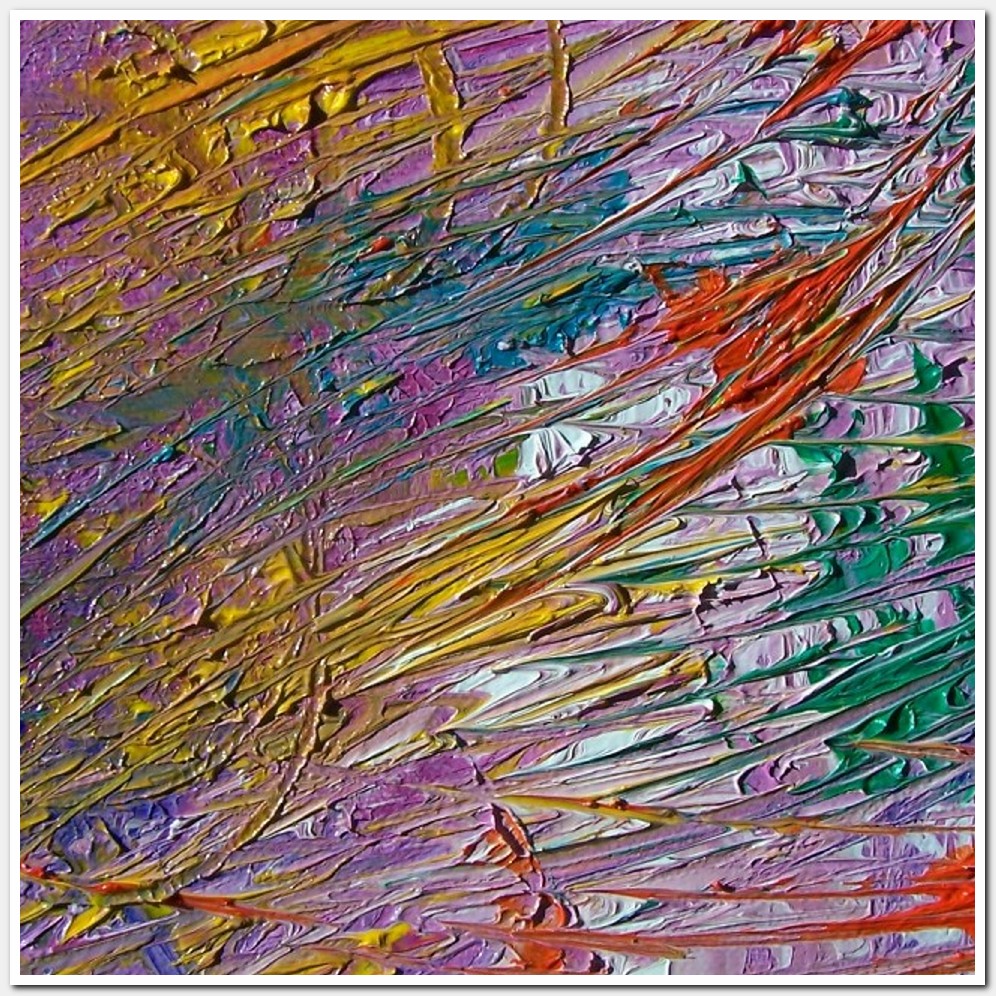 Painting titled 'Energy field. Abstraction' by Monica Fallini