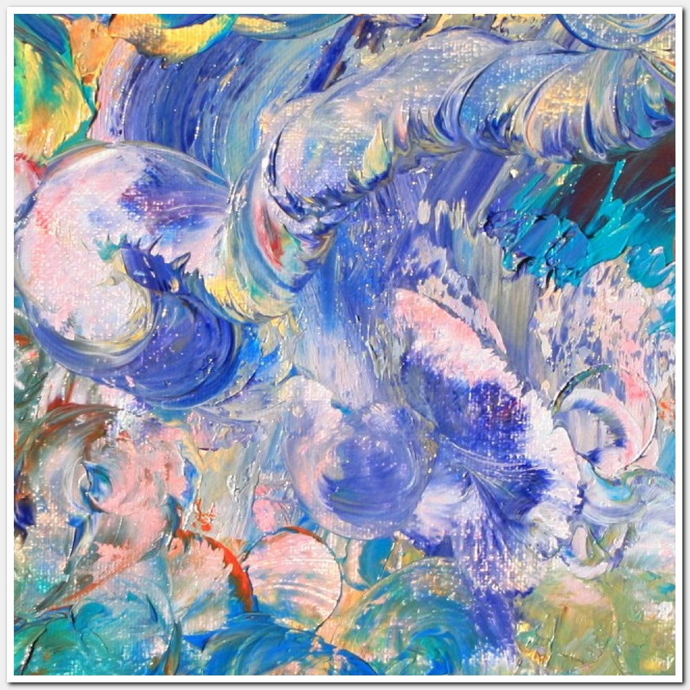 Painting titled 'Energy field. Abstract' by Monica Fallini