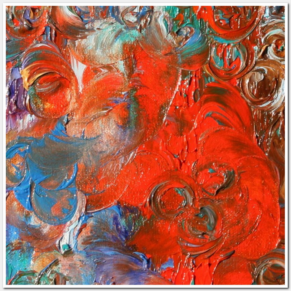 Painting titled 'Energy field. Abstract' by Monica Fallini