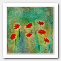 In the energy field of the red Poppies