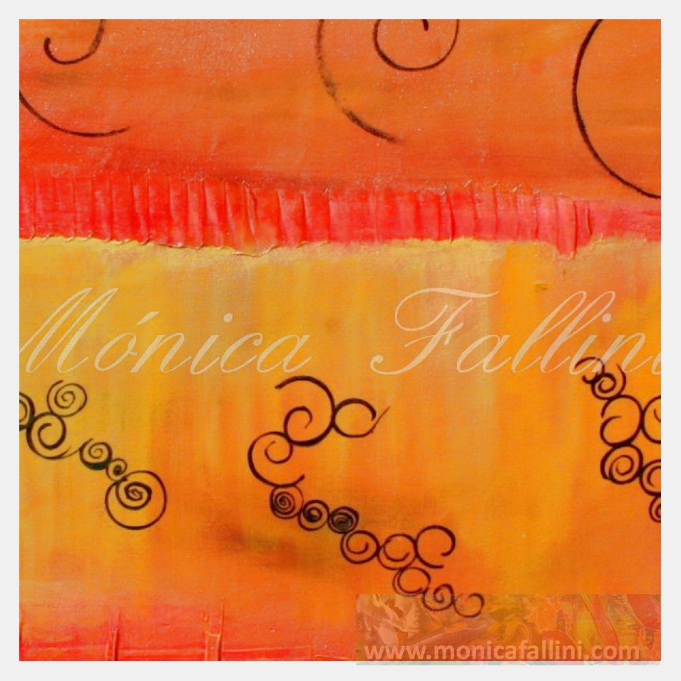 Painting titled 'Ornate memories' by Monica Fallini