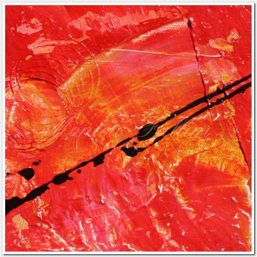 Painting titled 'Abstraction # 140415' by Monica Fallini