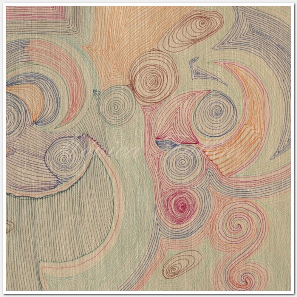 Painting titled 'Shapes of energy' by Monica Fallini