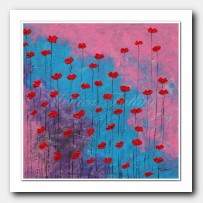 Happy Summer Poppies. Red Poppies
