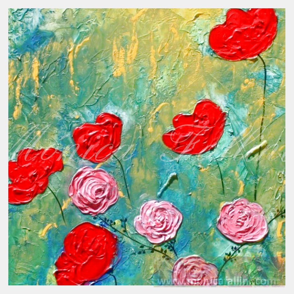 Painting titled 'After the rain' by Monica Fallini