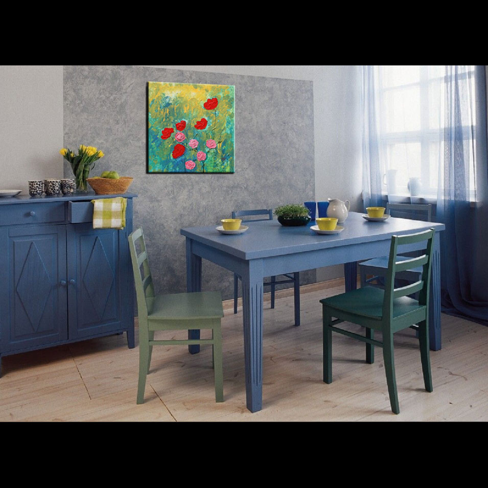 Painting titled 'After the rain' by Monica Fallini