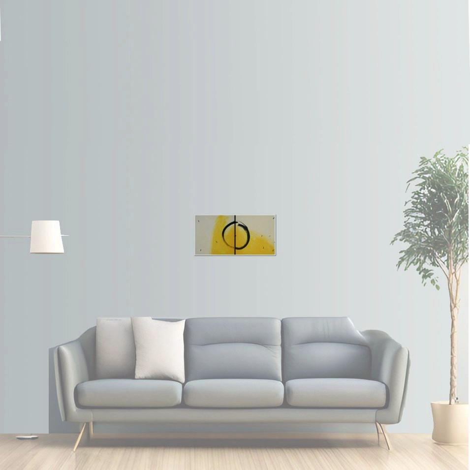 Painting titled 'Abstract perception' by Monica Fallini