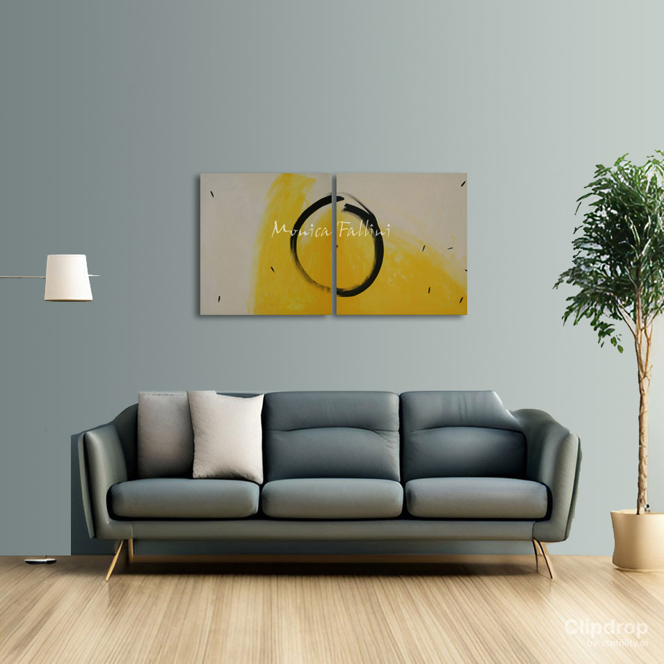 Painting titled 'Abstract perception' by Monica Fallini