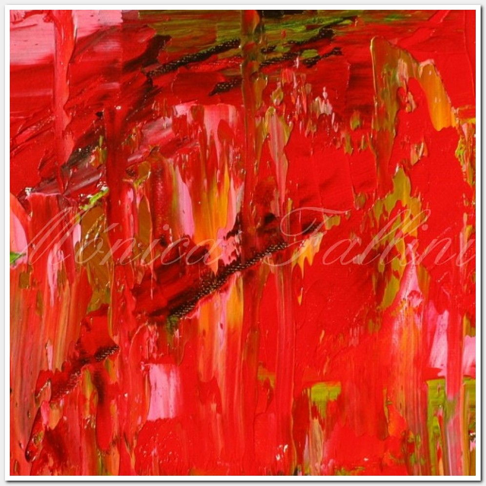 Painting titled 'Fantasy in the city' by Monica Fallini