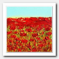 Red fields, Poppies. Red Poppies