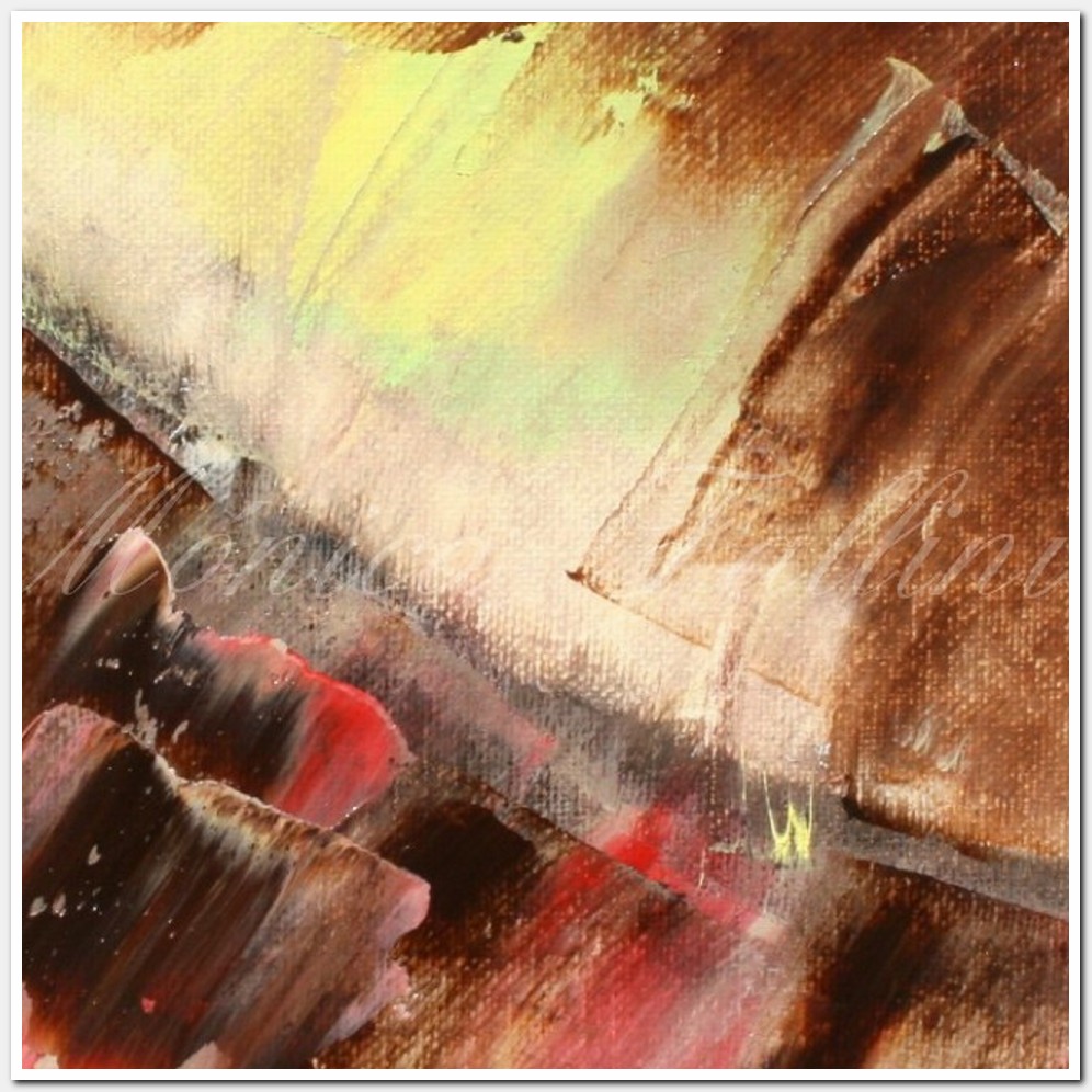 Painting titled 'Earth, geologic abstraction.' by Monica Fallini