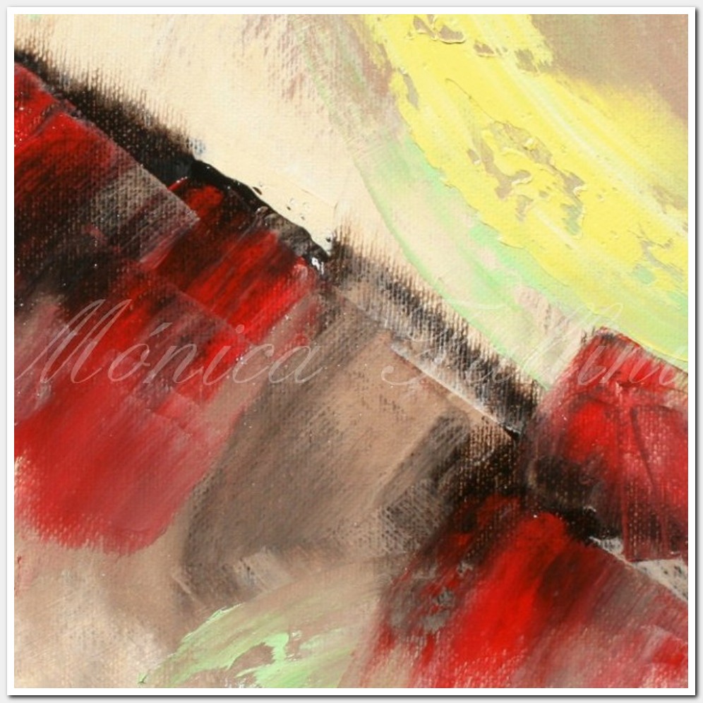 Painting titled 'Earth, geologic abstraction.' by Monica Fallini