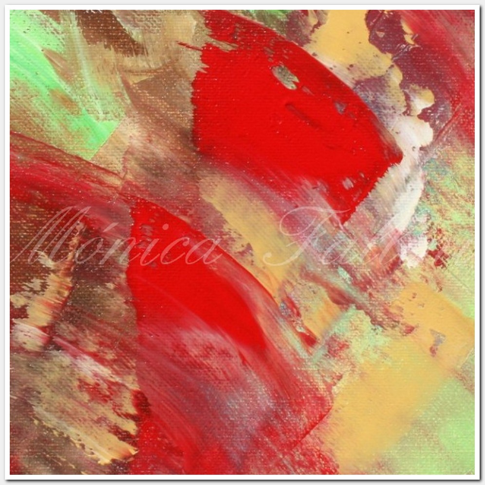 Painting titled 'Earth, geologic abstraction.' by Monica Fallini