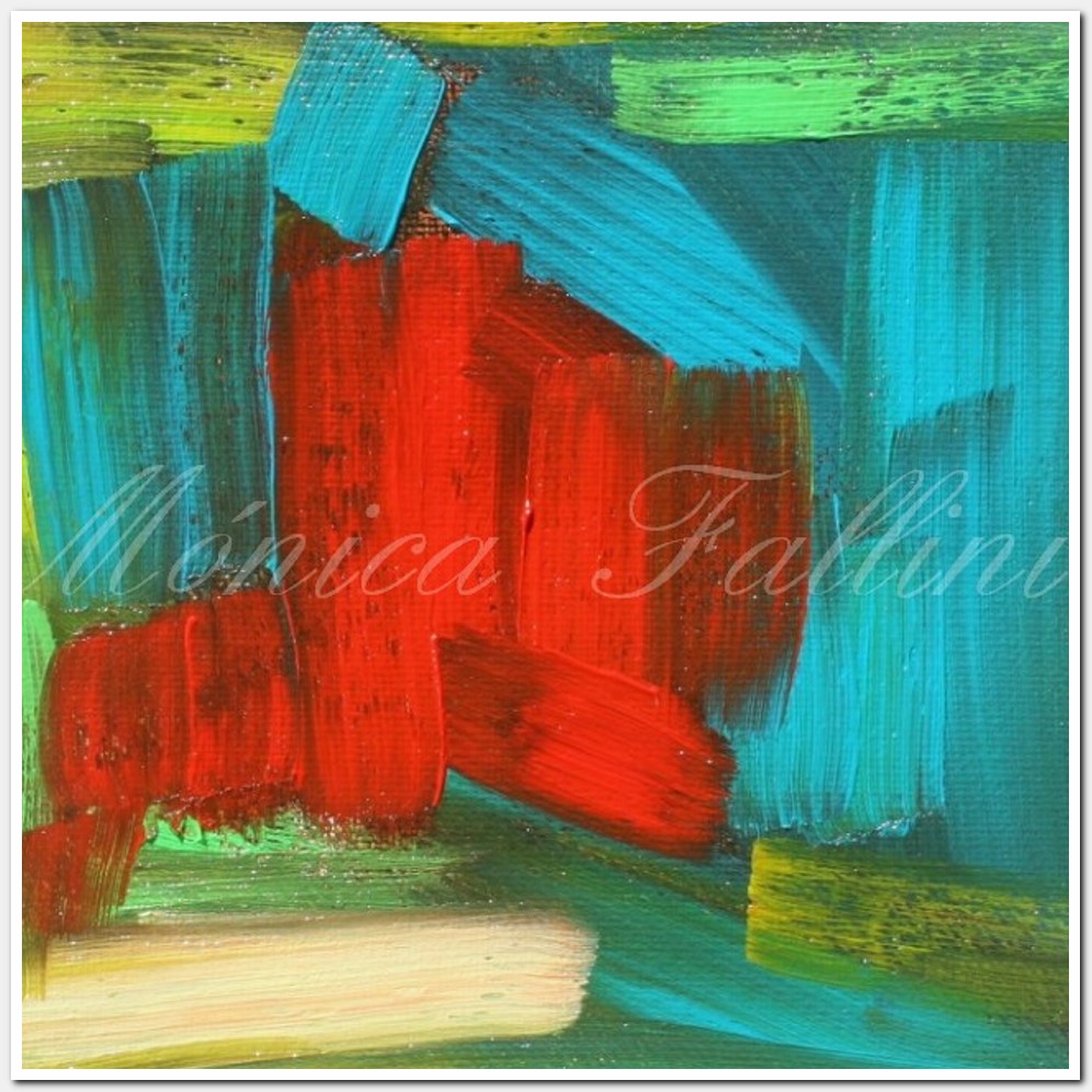 Painting titled 'Back in the city. ' by Monica Fallini