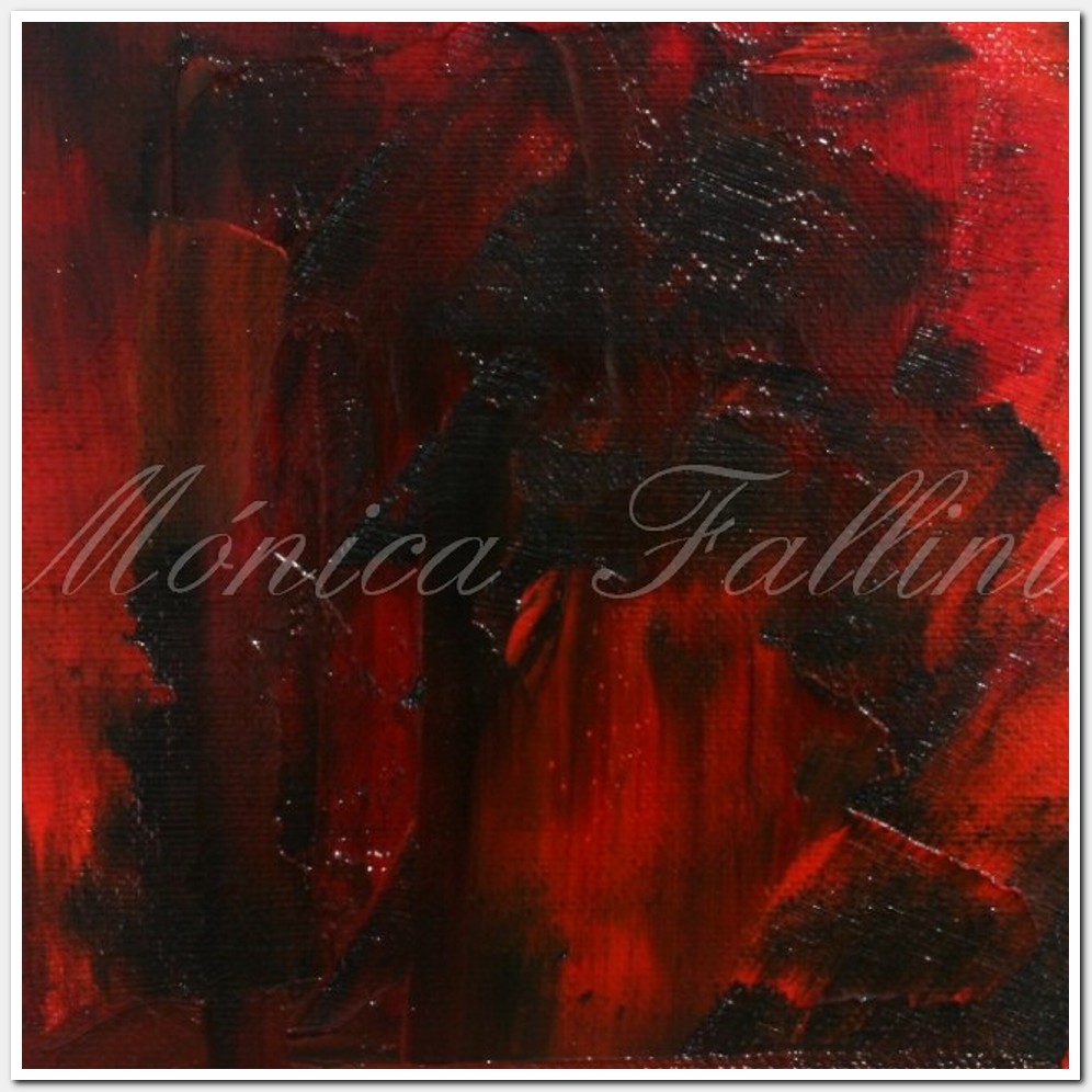 Painting titled 'The city at night. ' by Monica Fallini