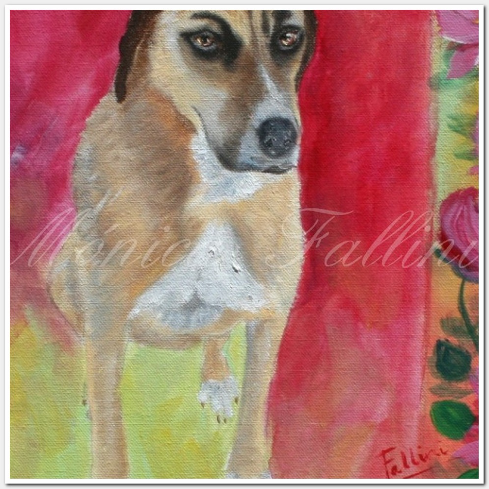 Painting titled 'Ajax' by Monica Fallini