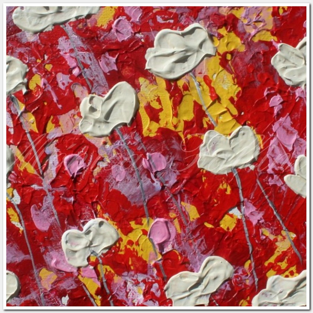 Painting titled 'Summer Poppies' by Monica Fallini
