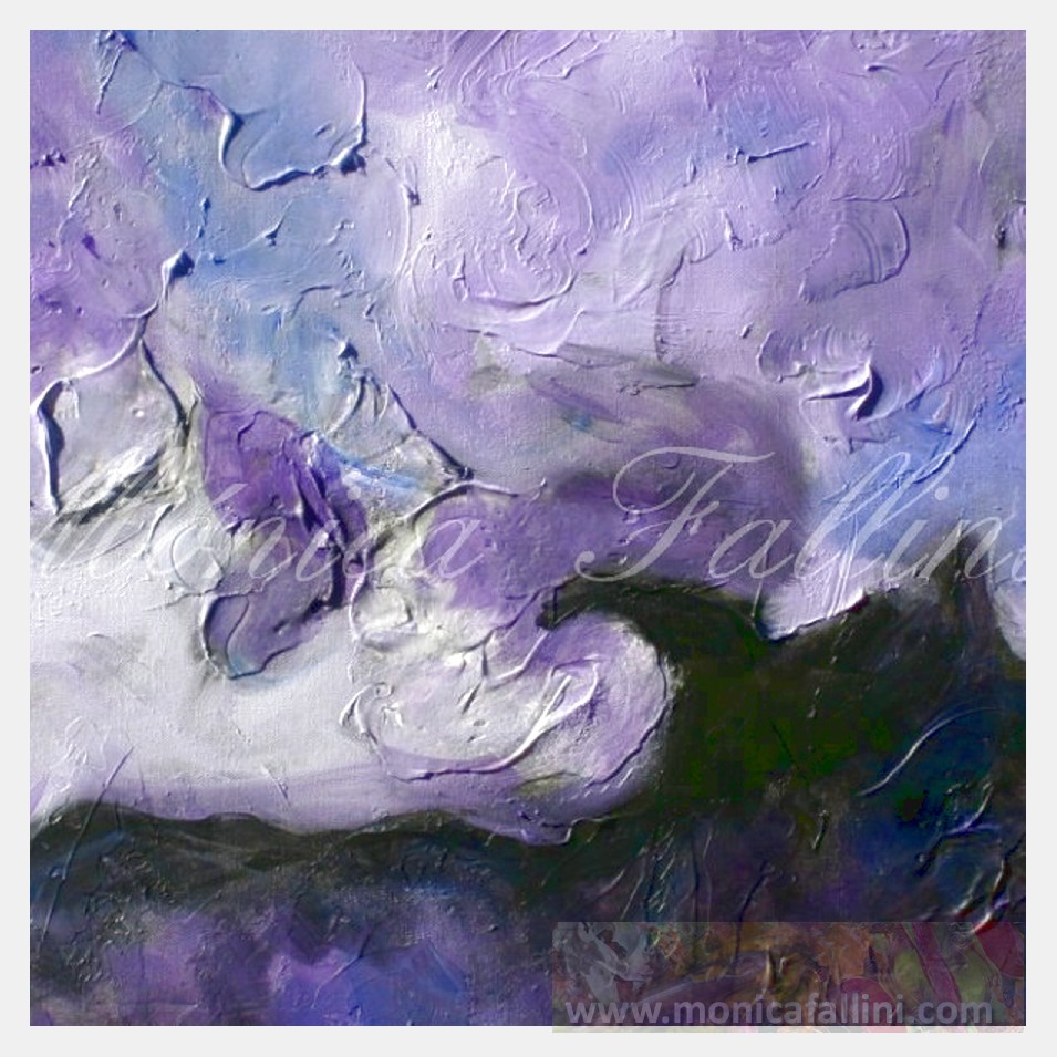 Painting titled 'Into the storm' by Monica Fallini