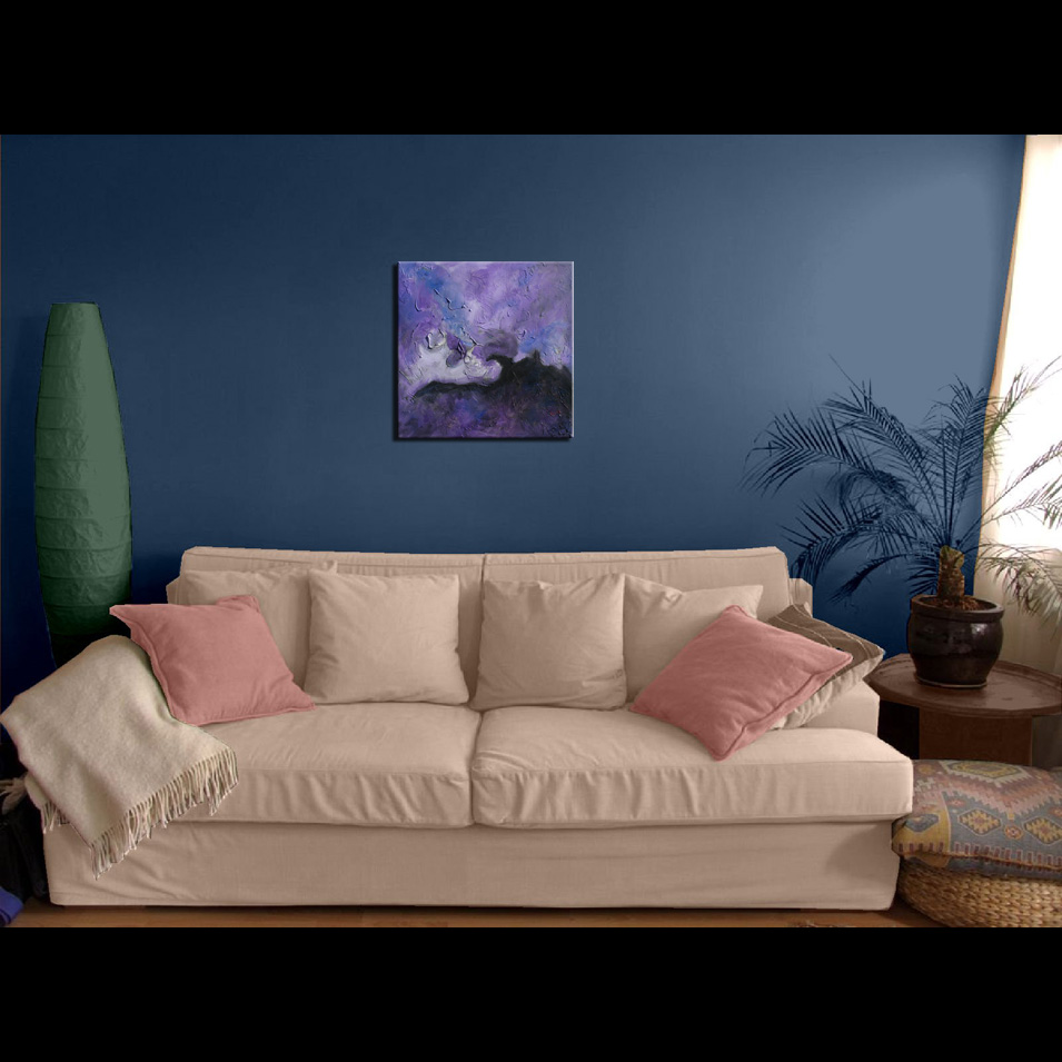 Painting titled 'Into the storm' by Monica Fallini