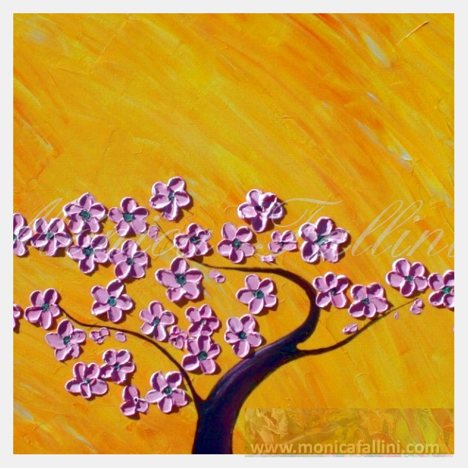 Painting titled 'Sunset.  ' by Monica Fallini