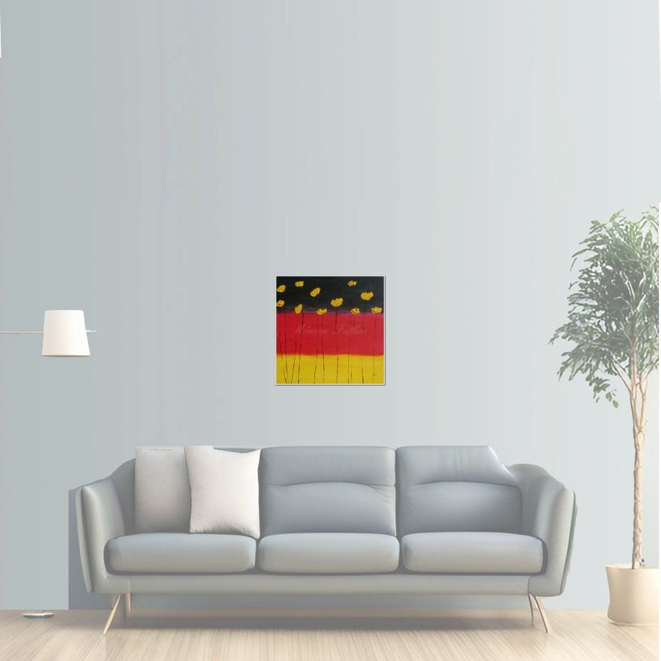 Painting titled 'German strength' by Monica Fallini