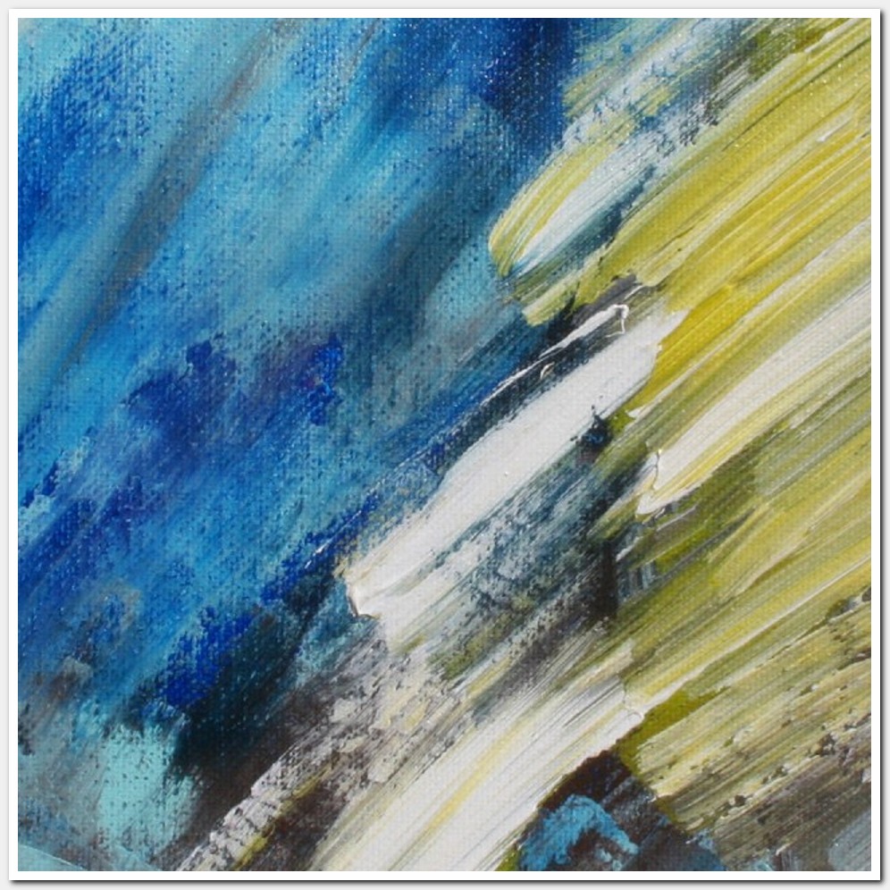 Painting titled 'Ice melt. Abstract' by Monica Fallini