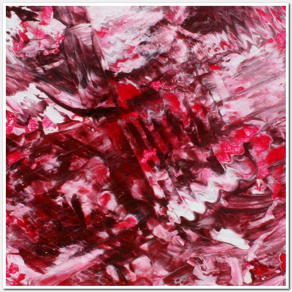 Painting titled 'Pink ice. Abstract' by Monica Fallini