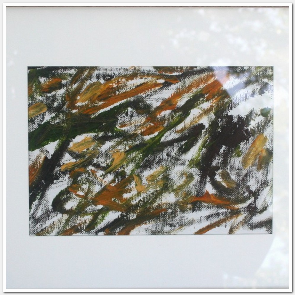 Painting titled 'Dancing brushes sketch, abstraction' by Monica Fallini