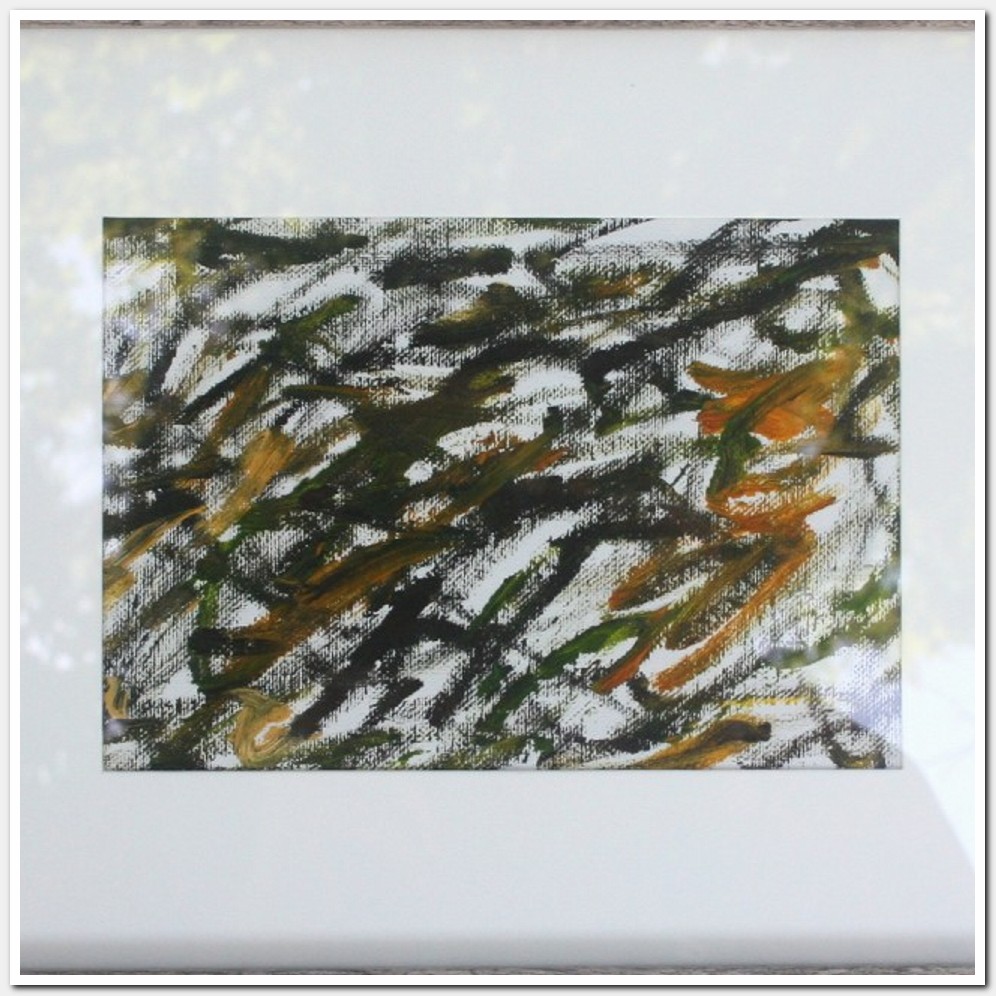 Painting titled 'Dancing brushes sketch, abstraction' by Monica Fallini