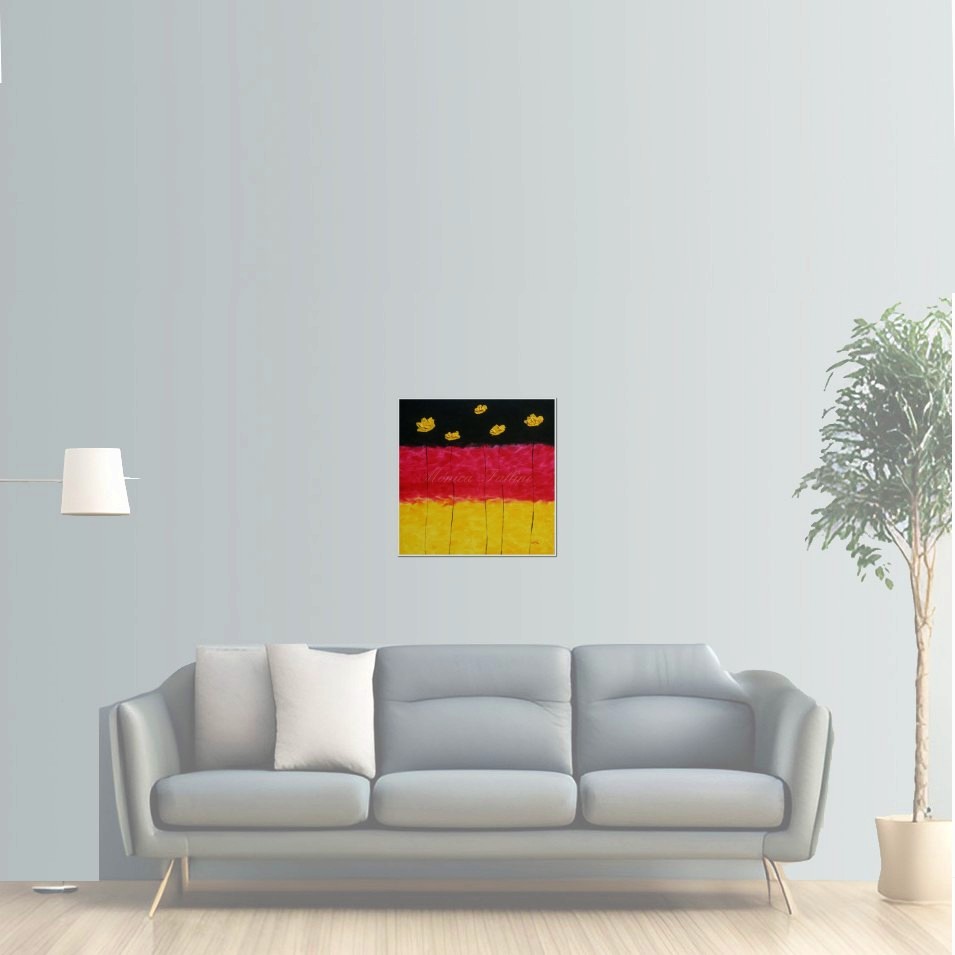 Painting titled 'German strength' by Monica Fallini
