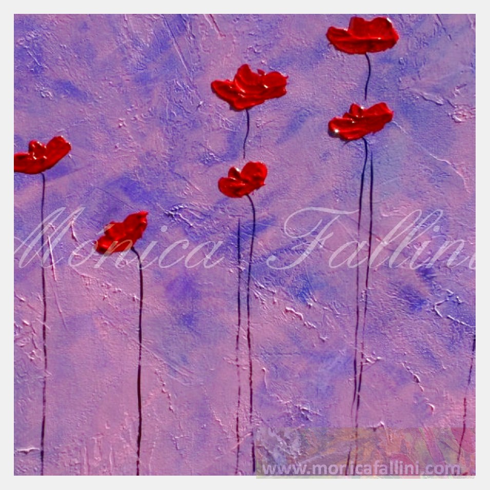 Painting titled 'Purple dream. ' by Monica Fallini
