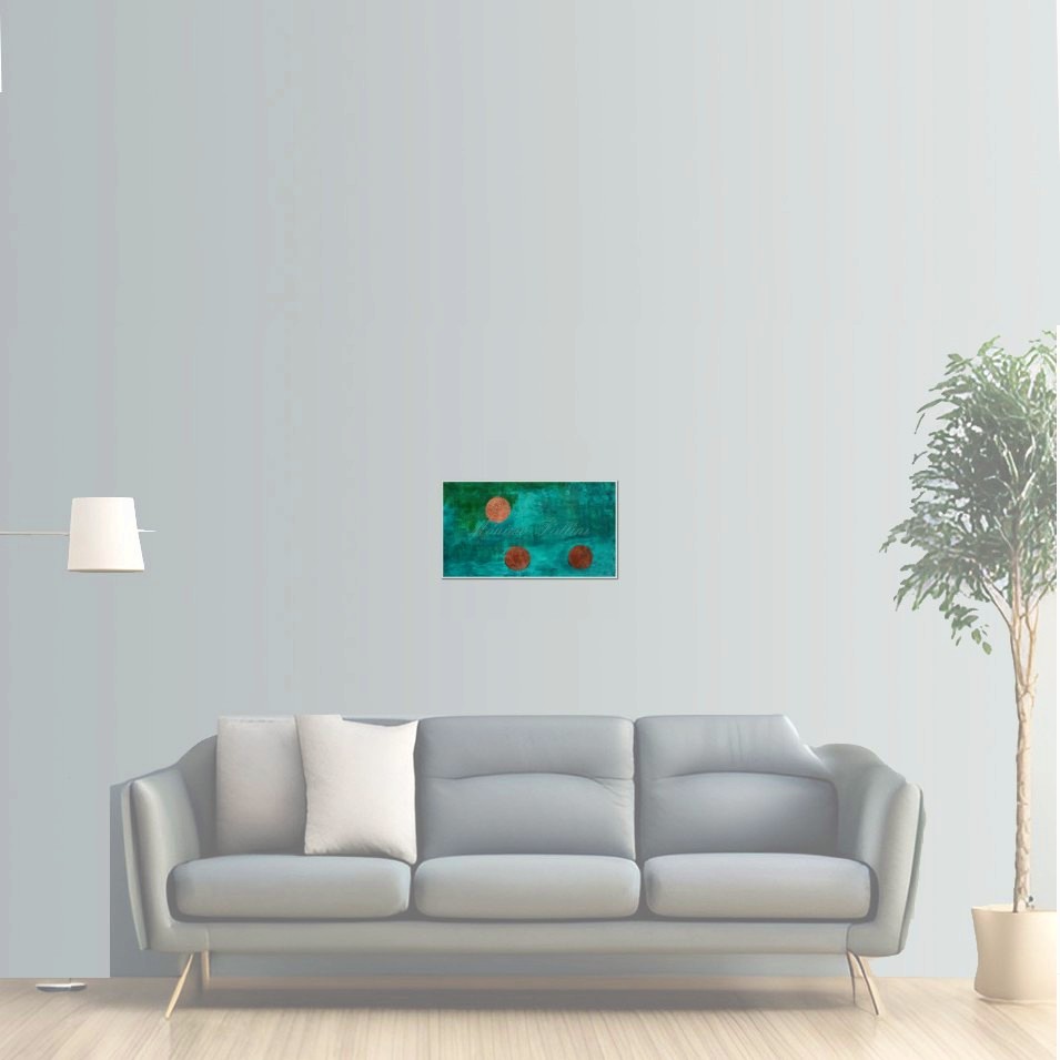Painting titled 'Before Trinidad' by Monica Fallini