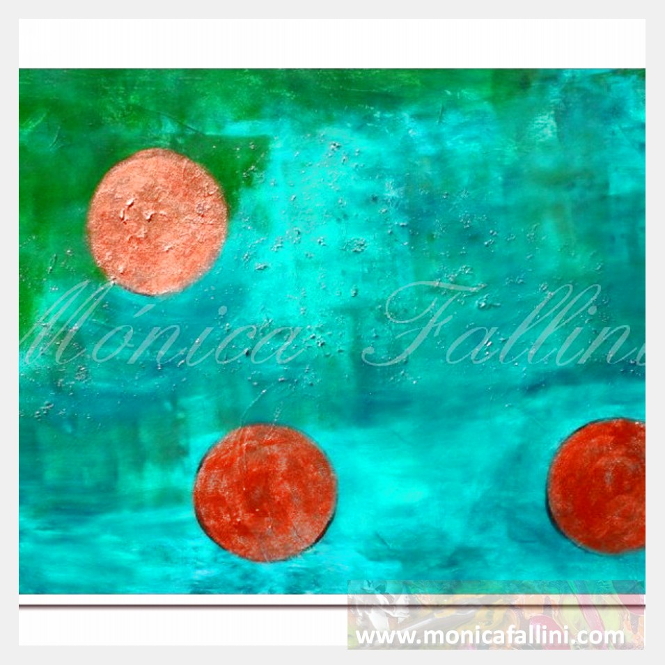 Painting titled 'Before Trinidad' by Monica Fallini