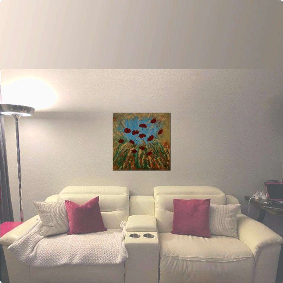 Painting titled 'Vibrant passion' by Monica Fallini