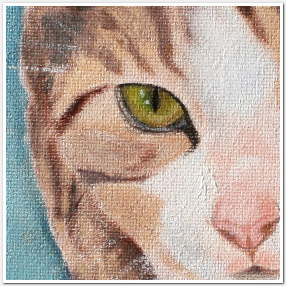 Painting titled 'Rusty' by Monica Fallini