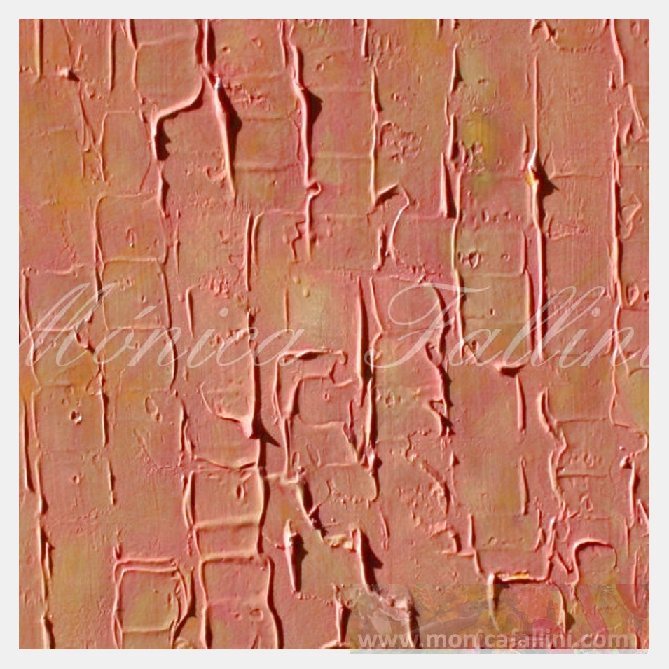 Painting titled 'Peach and pink' by Monica Fallini