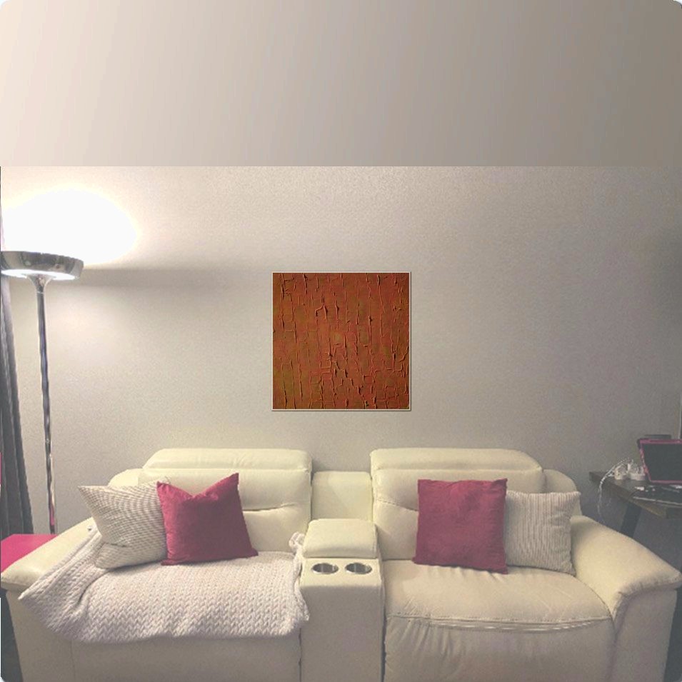 Painting titled 'Peach and pink' by Monica Fallini