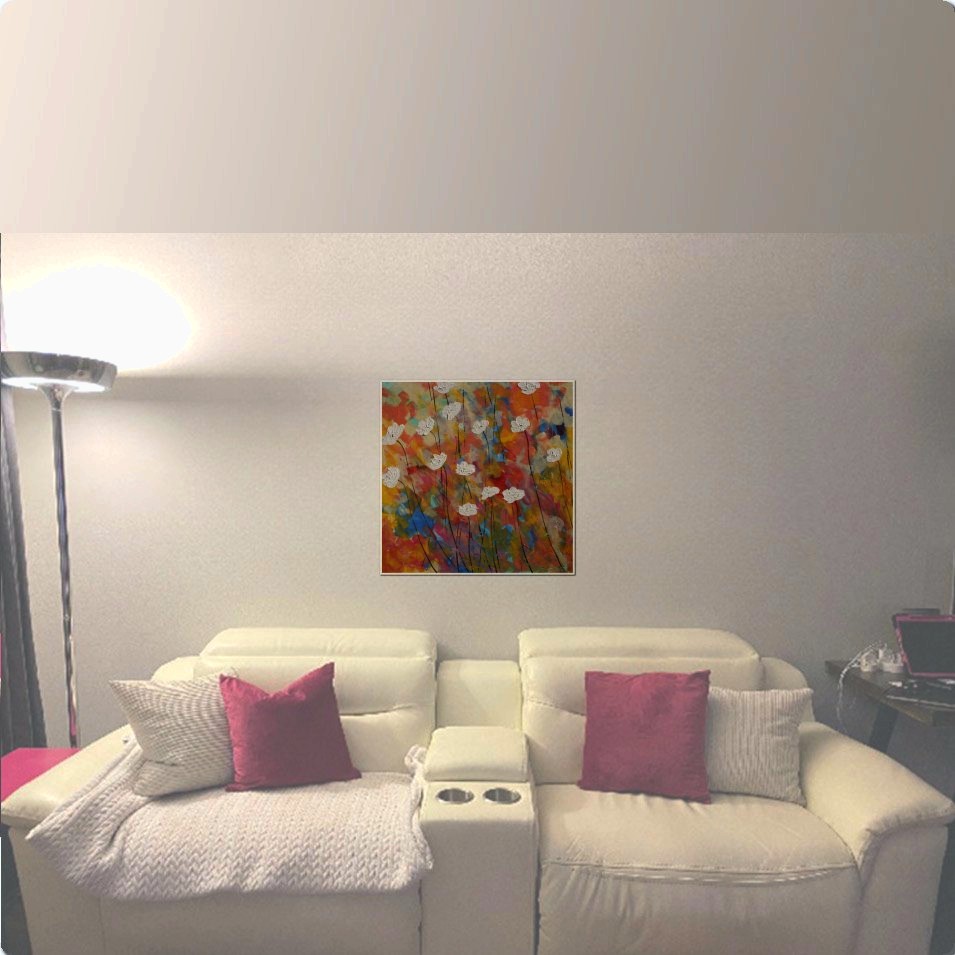 Painting titled 'Summer Poppies.' by Monica Fallini